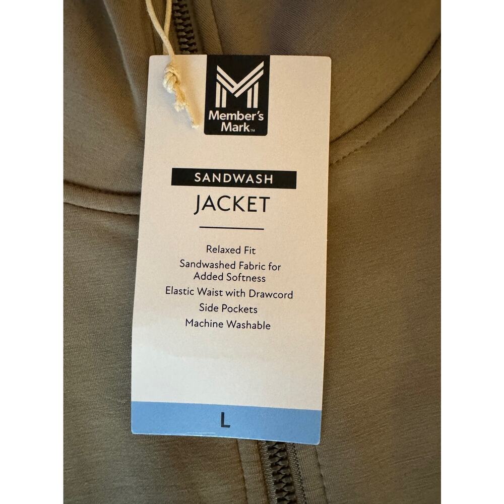 Member's Mark Women's L‎ Relaxed Fit Sandwash Jacket